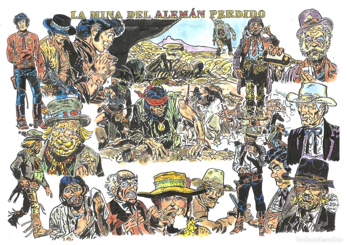 Cin&eacute;ma: Poster DIN 4 numero 0456: El Teniente Blueberry: La mina del aleman perdido