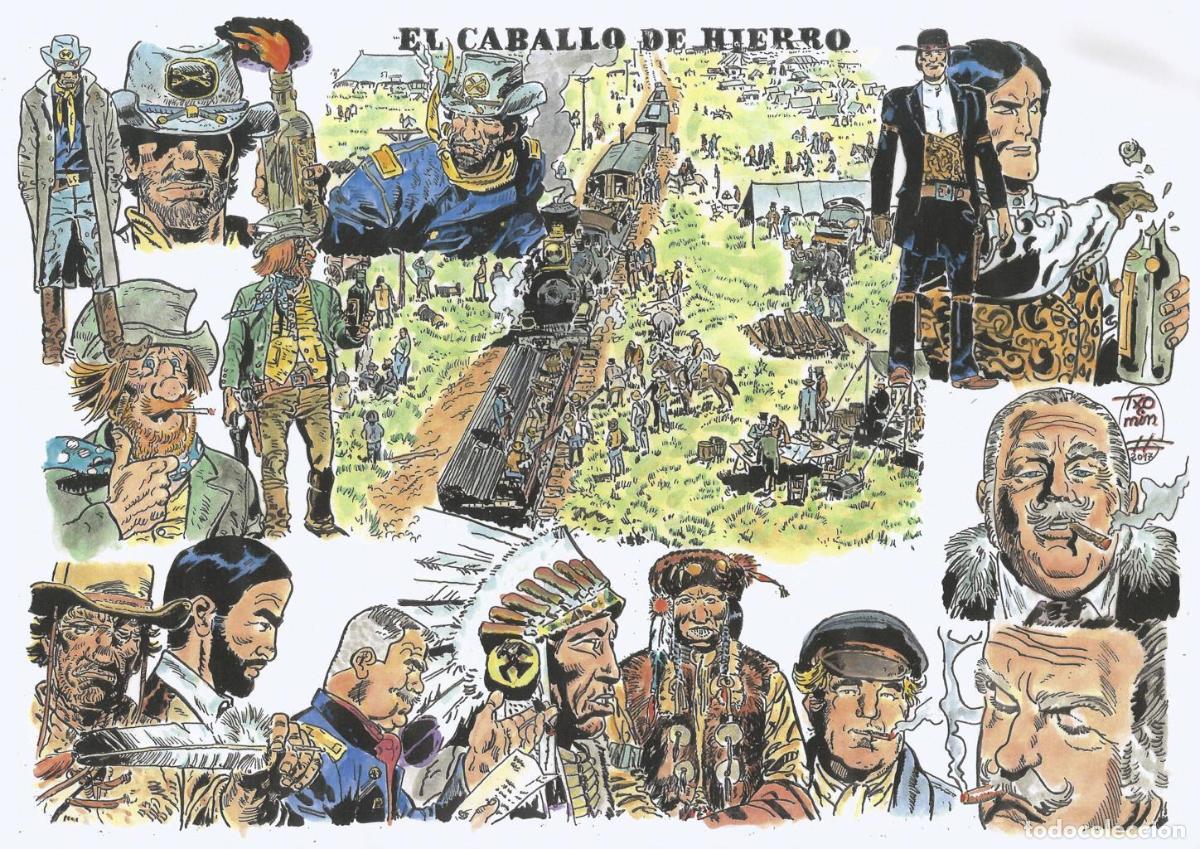Cin&eacute;ma: Poster DIN 4 numero 0466: El Teniente Blueberry: El caballo de hierro