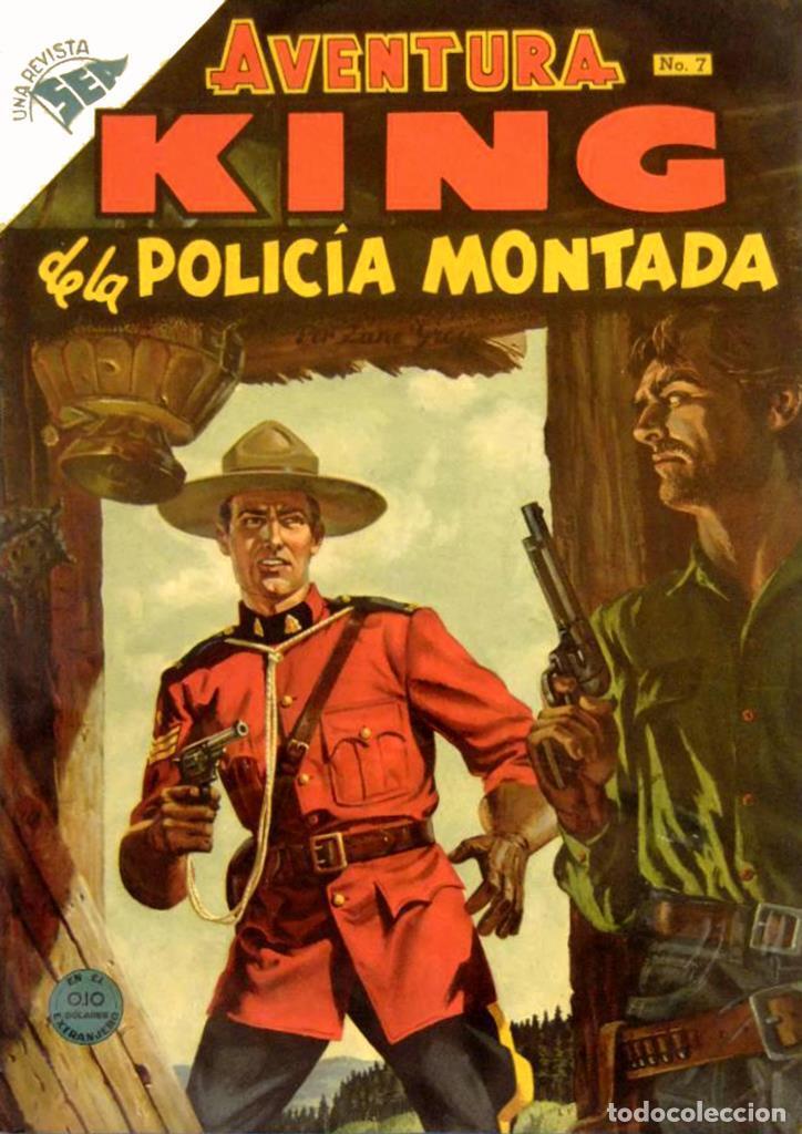 Cin&eacute;ma: Poster DIN 4 numero 0633: Novaro: Aventura cubierta numero 07: King de la Policia Montada