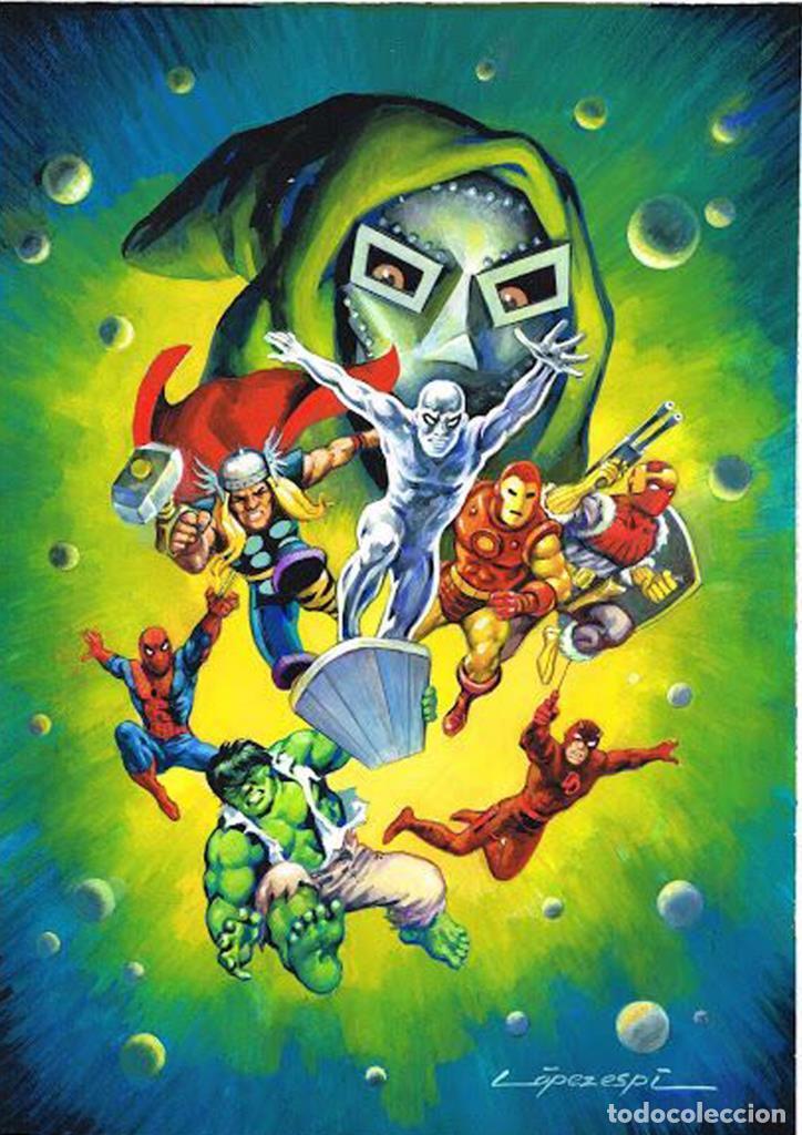 Cinema: Poster DIN 4 numero 0826: serie Marvel: grupo de personajes