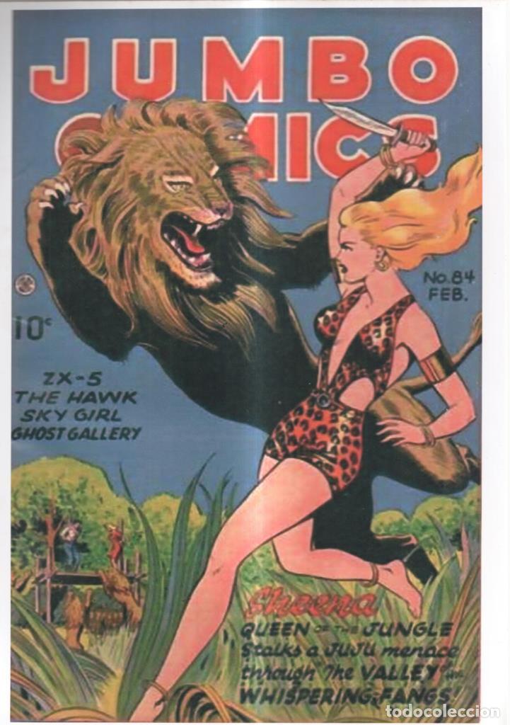 Cinema: Poster DIN 4 numero 0914: Jumbo Comics cubierta numero 84 con Sheena de protagonista