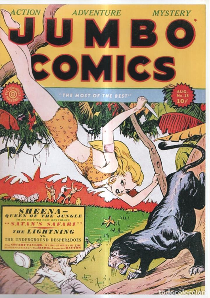 Cinema: Poster DIN 4 numero 0925: Jumbo Comics cubierta numero 18 con Sheena de protagonista