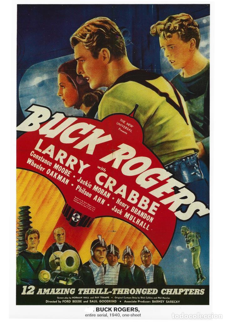 Cinema: Poster DIN 4 numero 1005: Buck Rogers, entire serial, 1940: Larry Crabbe