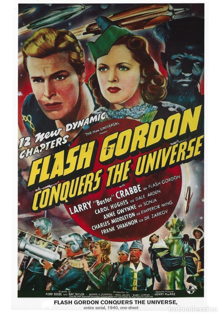 Cin&eacute;ma: Poster DIN 4 numero 0996: Flash Gordon Conquers the universe, entire serial 1940: Larry Buster Crabb
