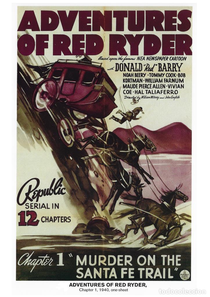 Cin&eacute;ma: Poster DIN 4 numero 1001: Adventures of Red Ryder: chapter 1, 1940: Murder of the Santa Fe Trail: Do