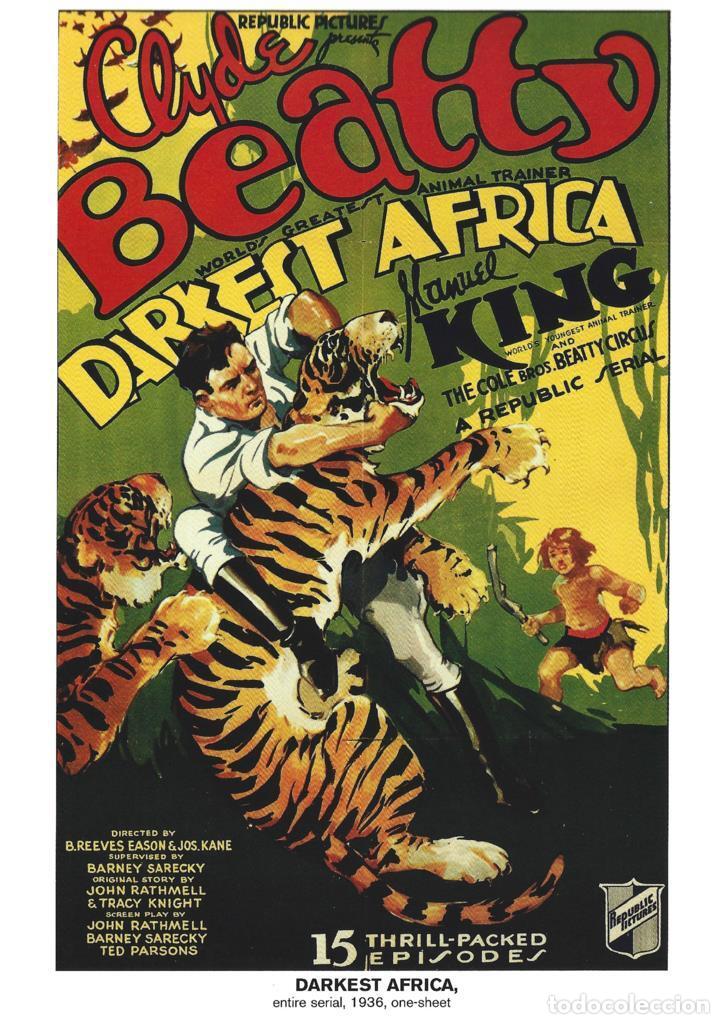 Cin&eacute;ma: Poster DIN 4 numero 1016: Darkest Africa, entire serial, 1936: Clyde Beatty