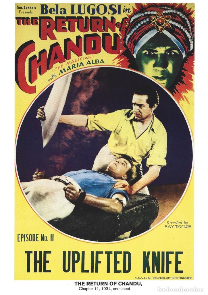 Cinema: Poster DIN 4 numero 1017: The Return of Chandu, chapter 11, 1934: The Uplifted Knife: Bela Lugosi