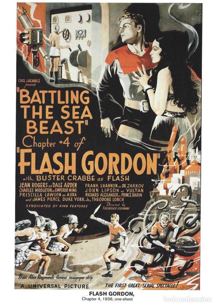 Cinema: Poster DIN 4 numero 1031: Flash Gordon, chapter 4, 1936: Battling the sea Beast: Buster Crabbe