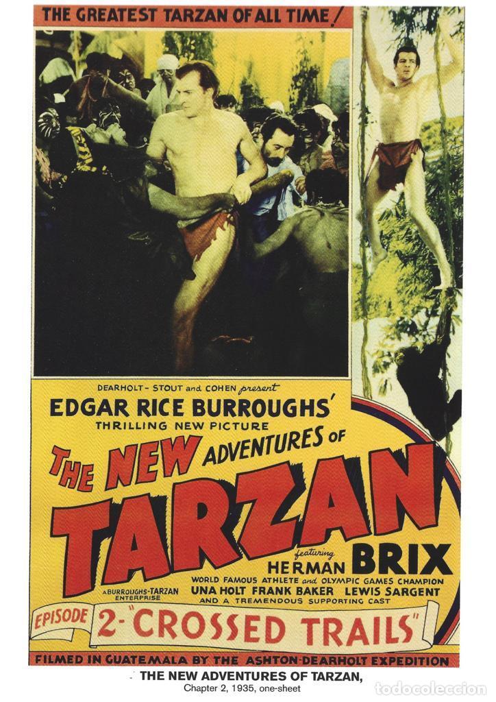 Cinema: Poster DIN 4 numero 1040: The New Adventures of Tarzan, chapter 2, 1935: Crossed Trails: Herman Brix