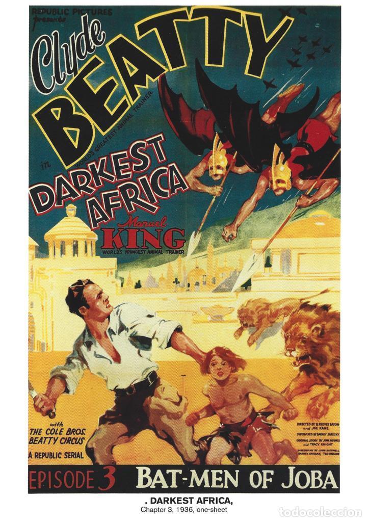 Cinema: Poster DIN 4 numero 1036: Darkest Africa, chapter 3, 1936: Bat-Men of Joba: Clyde Beatty