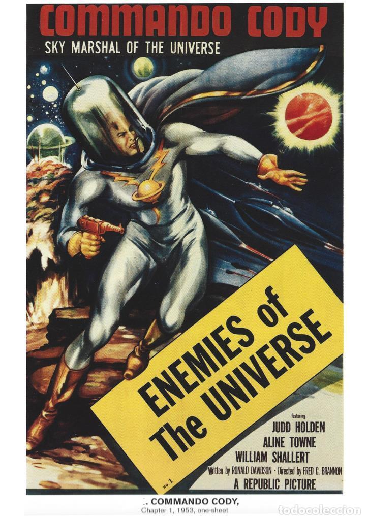 Cinema: Poster DIN 4 numero 1007: Commando Cody, chapter 1, 1953: Enemies of the universe: Judd Holden, Alin