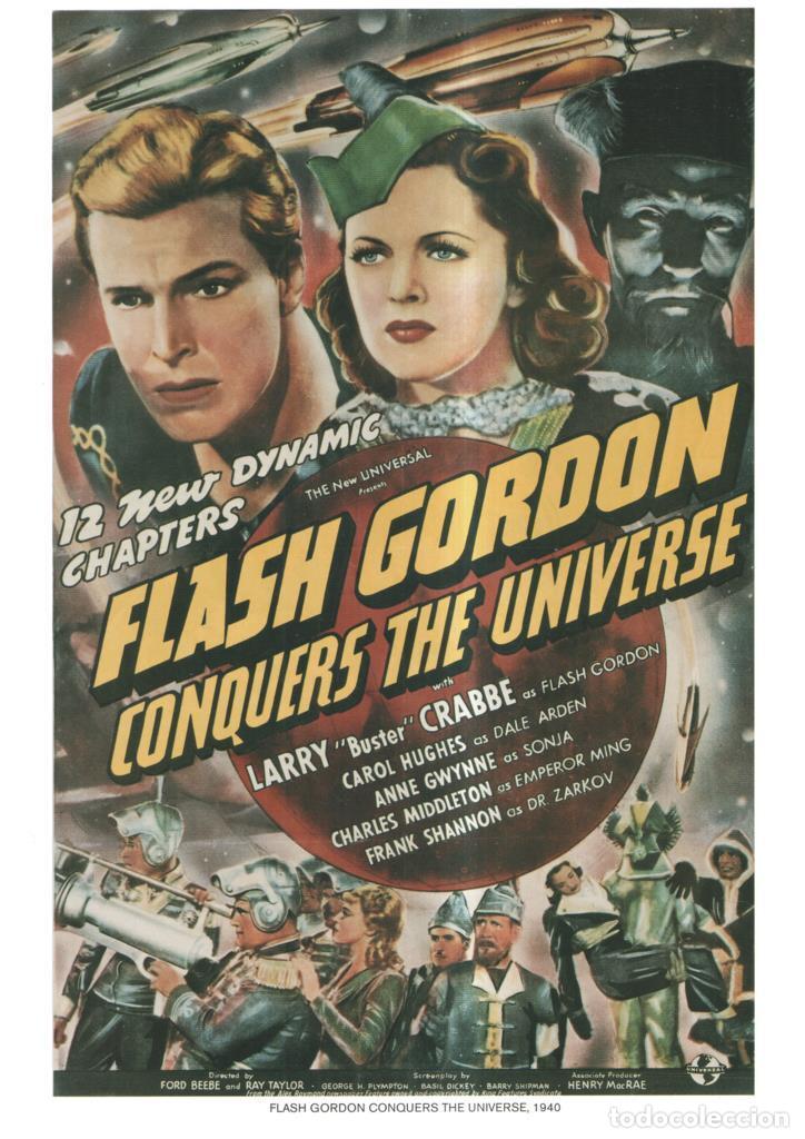 Cinema: Poster DIN 4 numero 1058: Flash Gordon conquers the universe, 1940: Larry Buster Crabbe