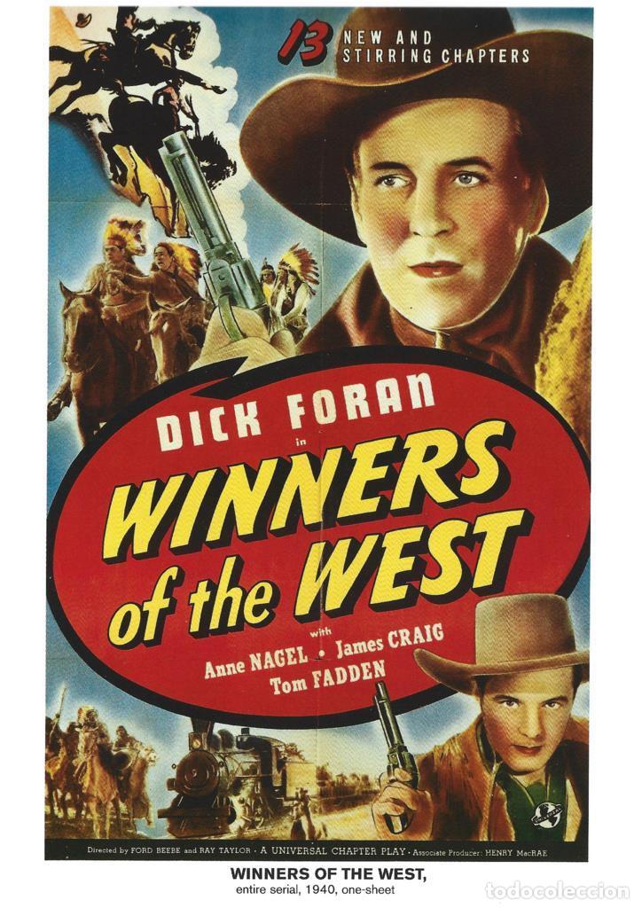 Cinema: Poster DIN 4 numero 1072: Winners of the West, entire serial, 1940: Dick Foran