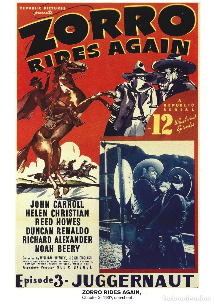 Cinema: Poster DIN 4 numero 1063: Zorro rides again, chapter 3, 1937: Juggernaut: John Carroll