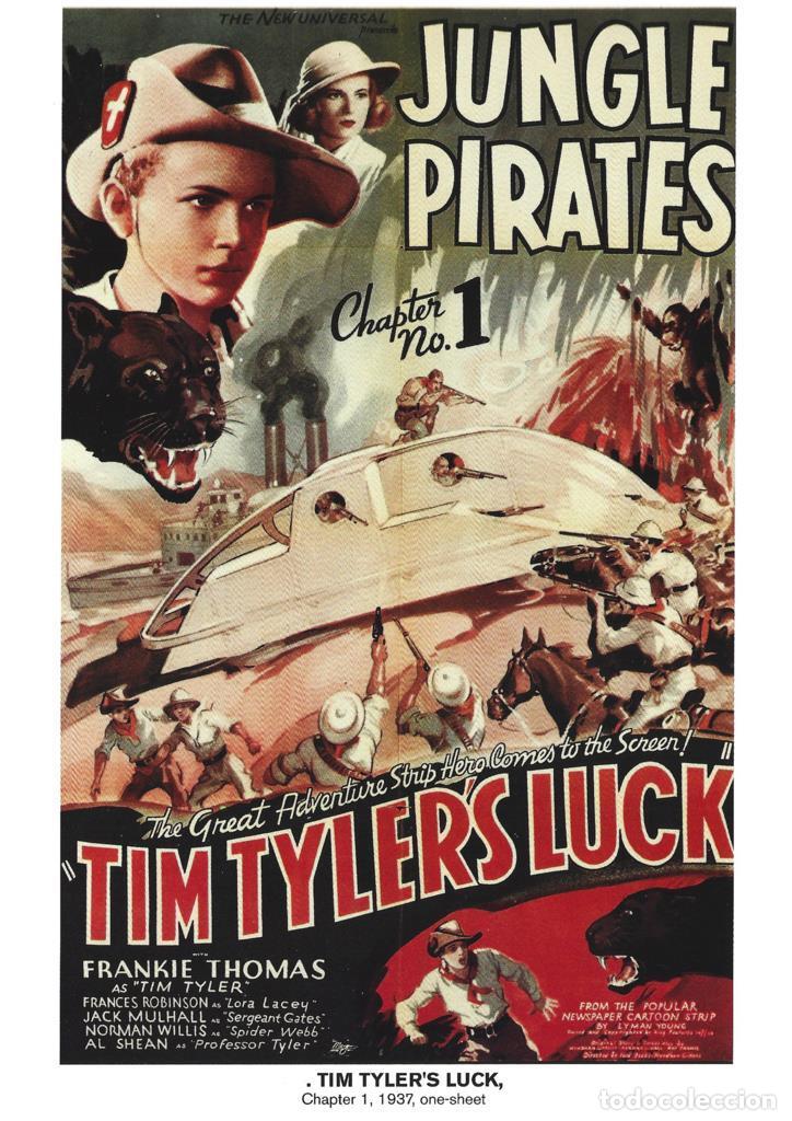 Cinema: Poster DIN 4 numero 1073: Tim Tyler's Luck, chapter 1, 1937: Jungle Pirates: Frankie Thomas