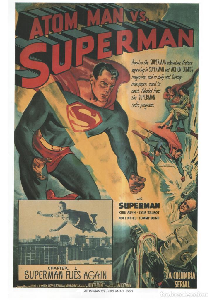 Cine: Poster DIN 4 numero 1064: Aton Man vs Superman, 1950: Superman flies Again: Kirk Alyn