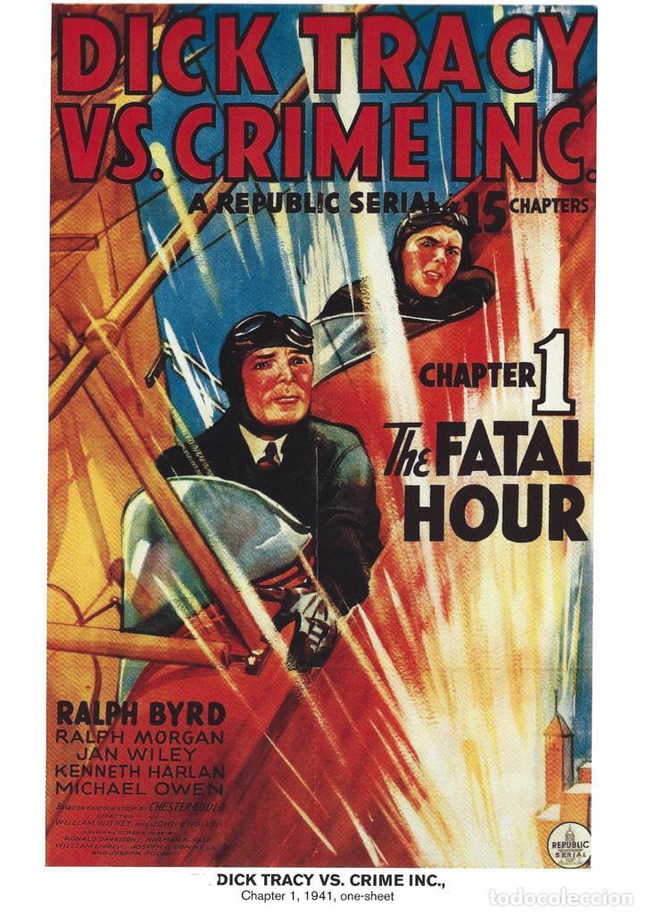 Cinema: Poster DIN 4 numero 1112: Dick Tracy vs Crime Inc, chapter 1, 1941: The fatal hour: Ralph Byrd