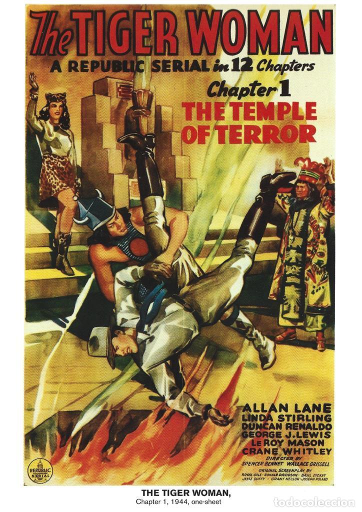 Cinema: Poster DIN 4 numero 1113: The Tiger Woman, chapter 1, 1944: The temple of terror: Allan lane