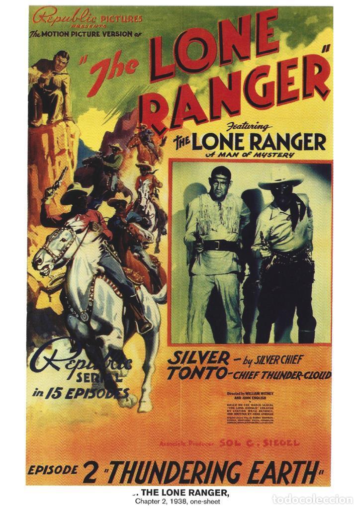 Cinema: Poster DIN 4 numero 0981: The Lone Ranger (El LLanero Solitario): Thundering Earth: chapter 2, 1938