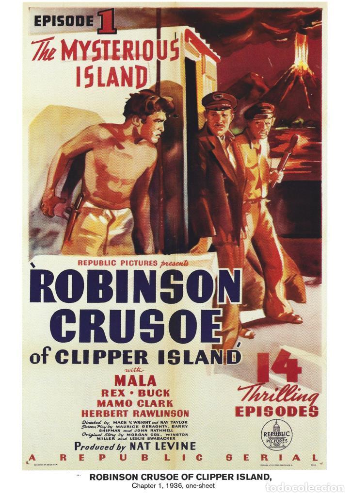 Cinema: Poster DIN 4 numero 0967: Robinson Crusoe of Clipper Island: chapter 1, 1936: Mala-Rex-Buck