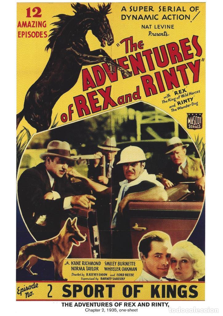 Cinema: Poster DIN 4 numero 0995: The Adventures of Red and Rinty: Sport of Kings: chapter 2, 1936