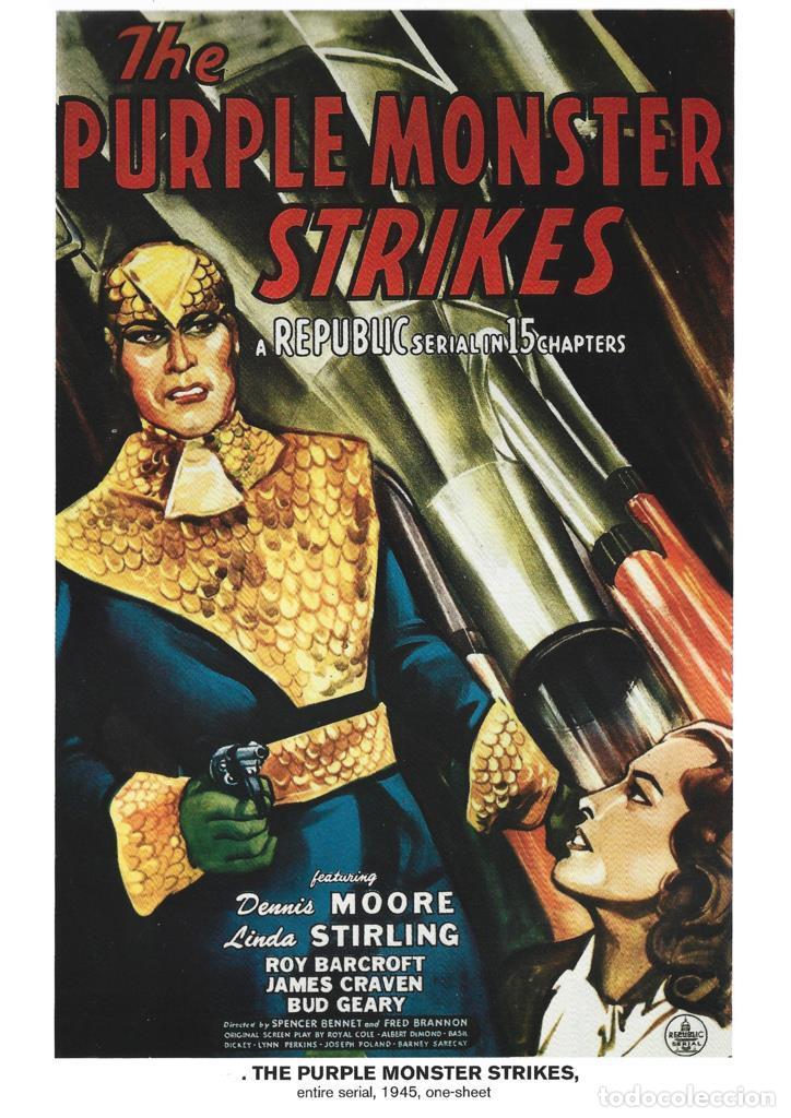 Cinema: Poster DIN 4 numero 1119: The Purple Monster Strikes, entire seria, 1945: Dennis Moore
