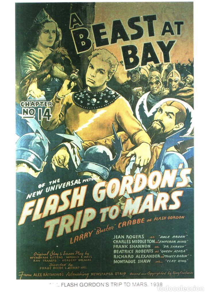 Cin&eacute;ma: Poster DIN 4 numero 0972: Flash Gordon's TGrip to Mars. 1938: Larry Buster Crabbe