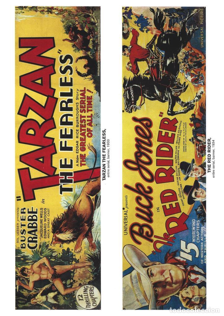 Cin&eacute;ma: Poster DIN 4 numero 1156: Tarzan The Fearles, entire seria Banner 1933 y The Red Rider, entire seria