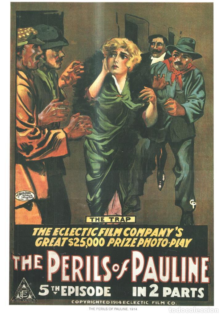 Cin&eacute;ma: Poster DIN 4 numero 1165: The Perils of Pauline, 1914