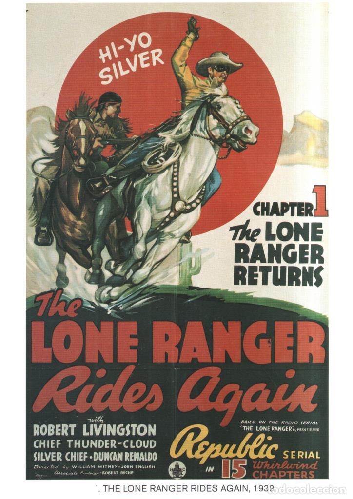 Cin&eacute;ma: Poster DIN 4 numero 1169: The Lone Ranger Rides Again, 1939, chapter 1: the lone ranger returns