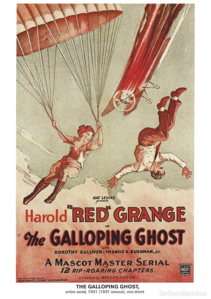 Cin&eacute;ma: Poster DIN 4 numero 1147: The Galloping Ghost: entire serial, 1931 (1937 reissue): Harold Red Grange