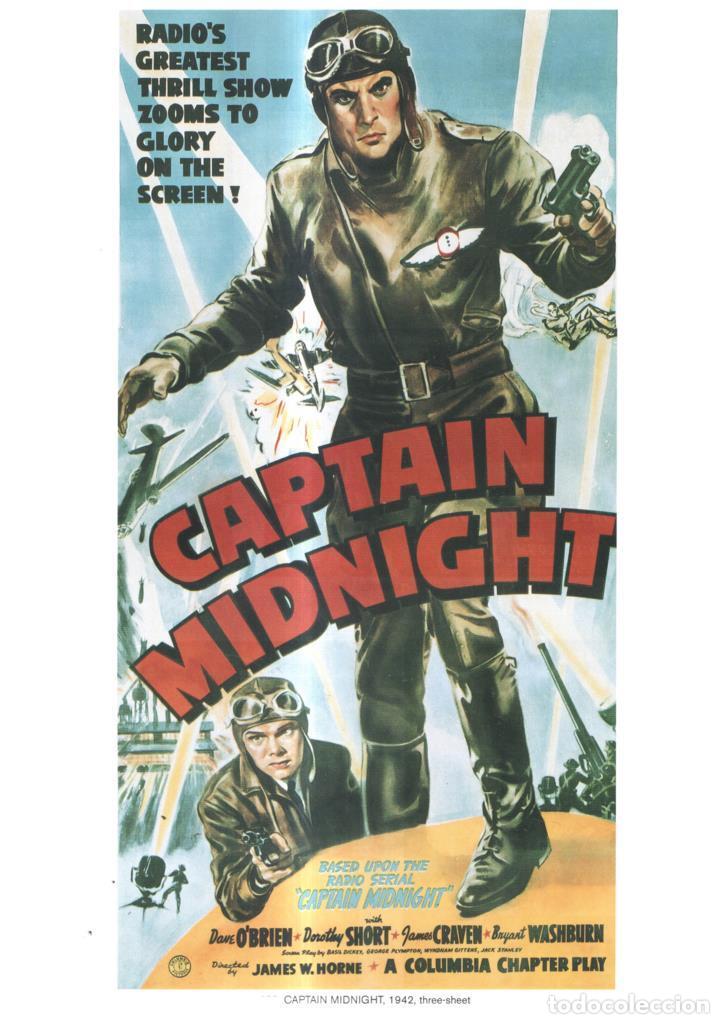 Cin&eacute;ma: Poster DIN 4 numero 1170: Captain Midnight, 1942: Dave O'Brien