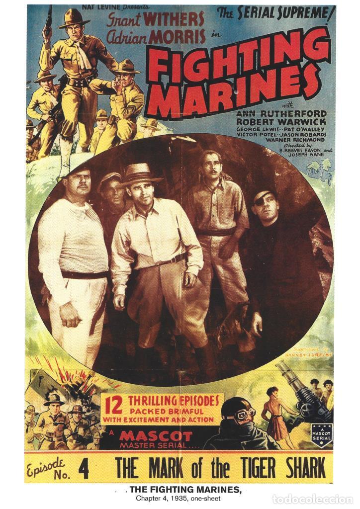 Cin&eacute;ma: Poster DIN 4 numero 1152: The Fighting Marines: The Mark of the Tiger Shark, chapter 4,l 1935: Grant