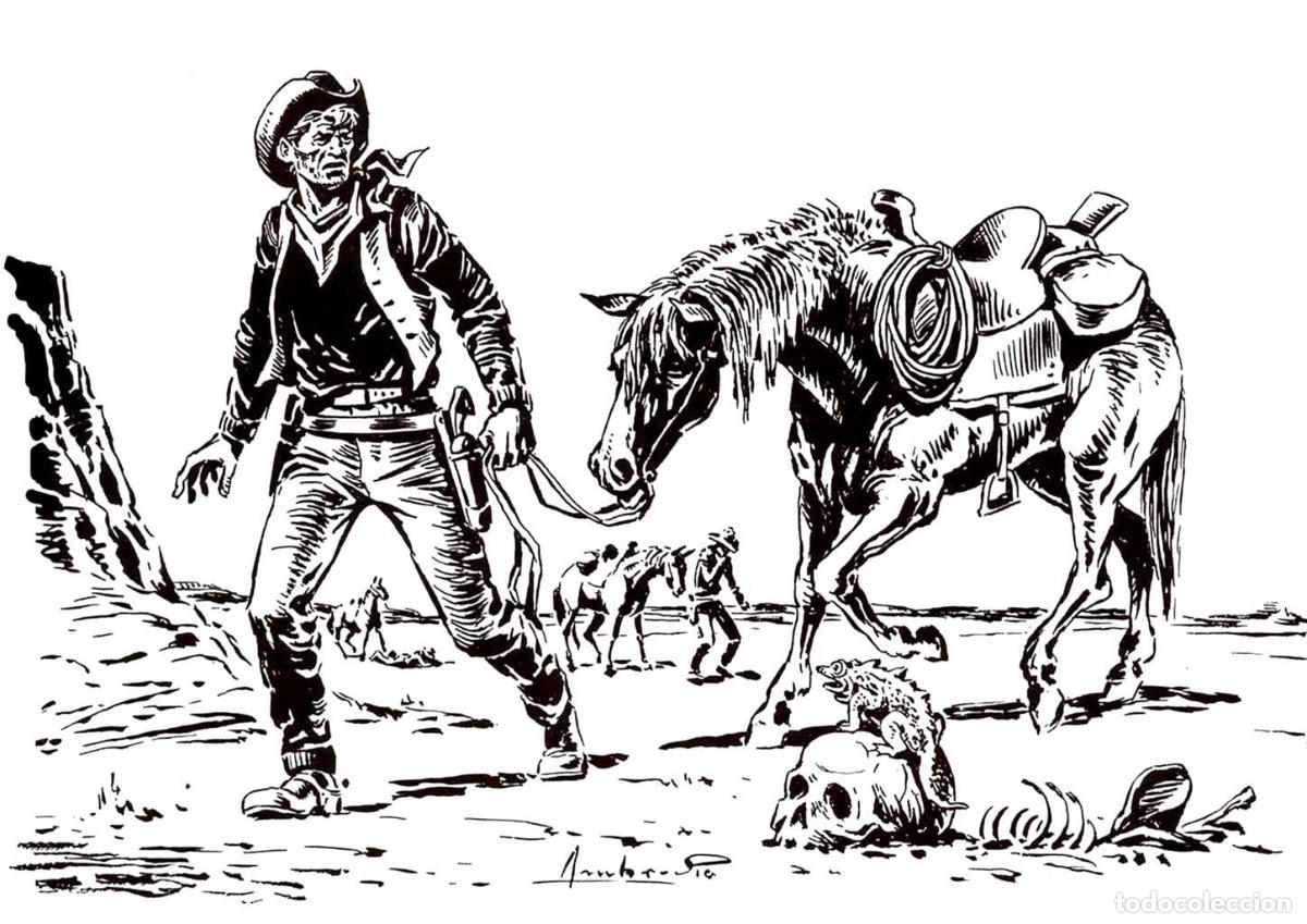 Cin&eacute;ma: Poster DIN 4 numero 1184: AMBROS: Escena oeste