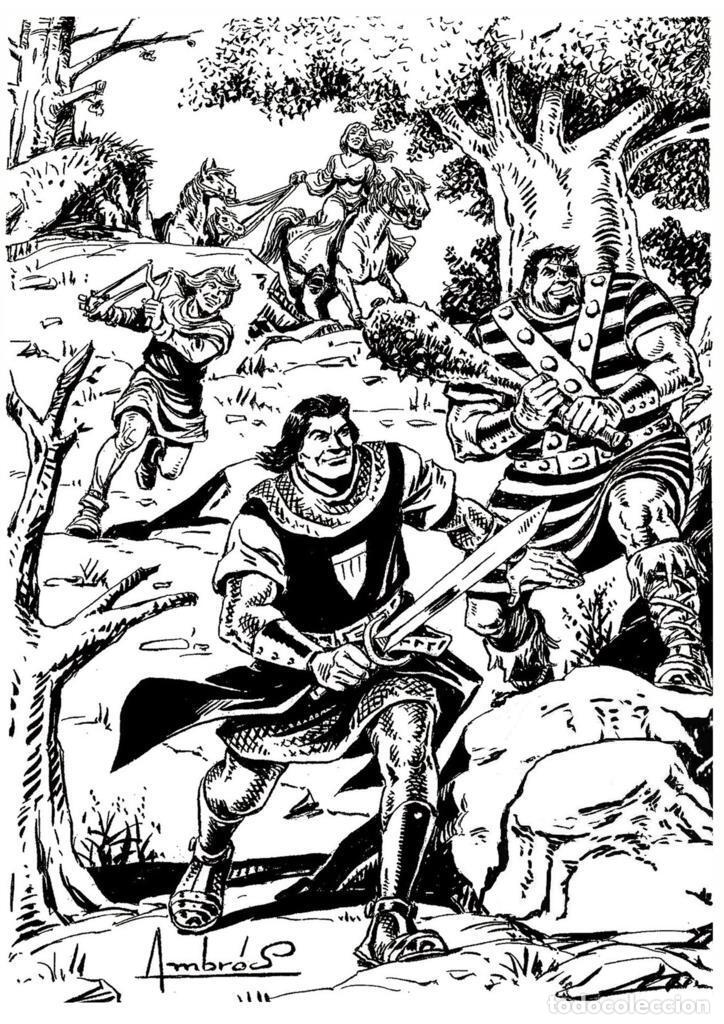 Cinema: Poster DIN 4 numero 1199: AMBROS: El Capitan Trueno y familia