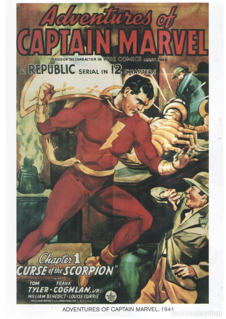Cinema: Poster DIN 4 numero 1171: Adventures of Captain Marvel, 1941: chapter 1: curse of the scorpion: Tom