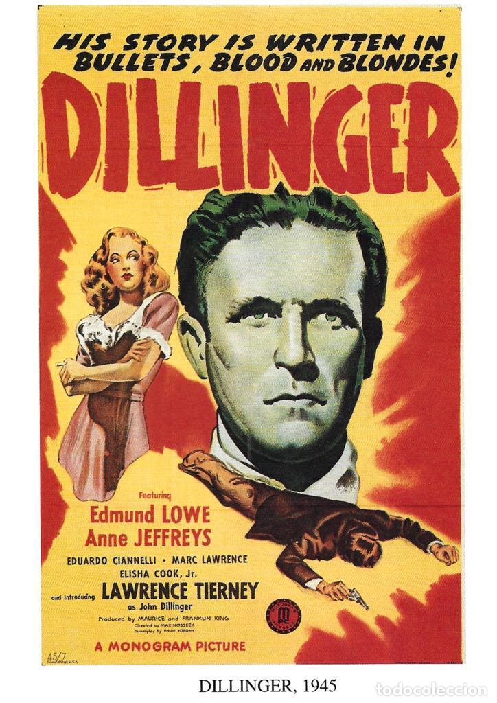 Cine: Poster DIN 4 numero 1219: Dillinger, 1945: Edmund Lowe, Anne Jeffreys
