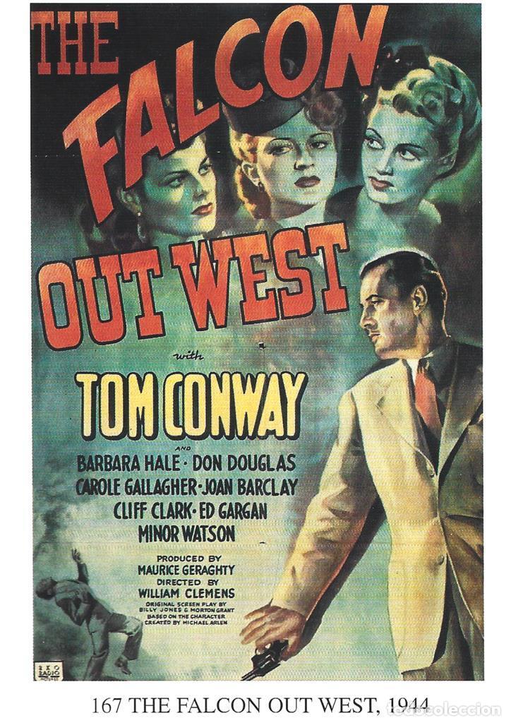 Cinema: Poster DIN 4 numero 1215: 167 The Falon out West, 1944: Tom Conway, Barbara Hale