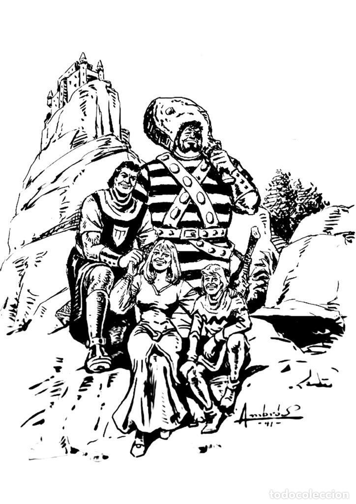 Cinema: Poster DIN 4 numero 1196: AMBROS: El Capitan Trueno y amigos