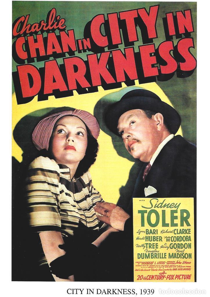 Cinema: Poster DIN 4 numero 1252: Charlie Chan in City in Darkness, 1939: Sidney Toler