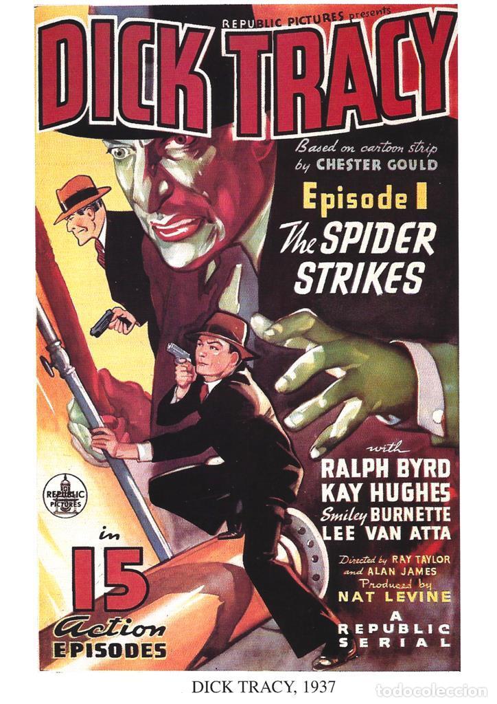 Cine: Poster DIN 4 numero 1258: Dick Tracy, 1937, episodi 1 the Spider Strikes: Ralph Byrd,