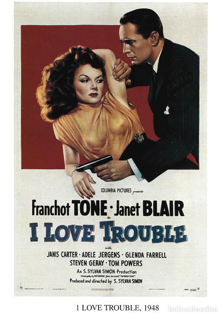Cinema: Poster DIN 4 numero 1221: Love Trouble, 1948: Franchot Tone, Janet Blair