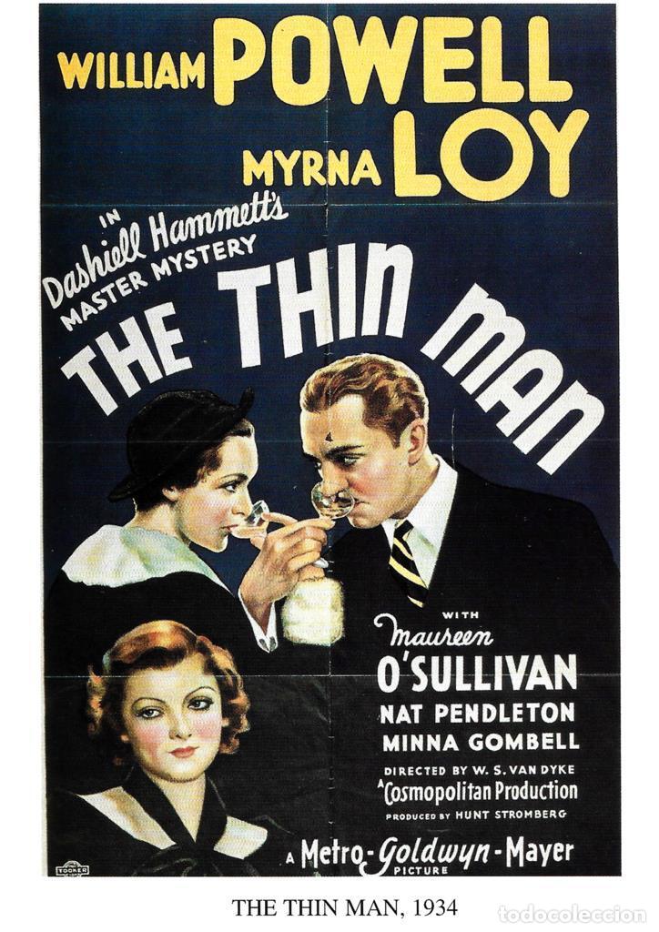 Cinema: Poster DIN 4 numero 1260: The Thin Man, 1934: William Powell, Myrna Loy