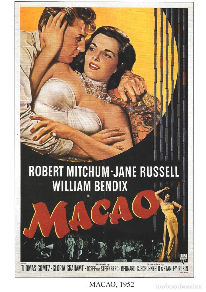 Cinema: Poster DIN 4 numero 1226: Macao, 1952: Robert Mitchum, Jane Russell