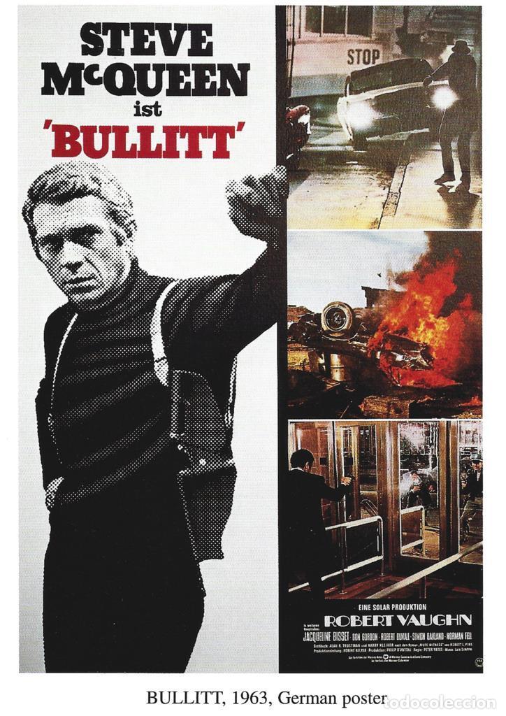 Kino: Poster DIN 4 numero 1231: Bullit, 1963: Steve McQueen
