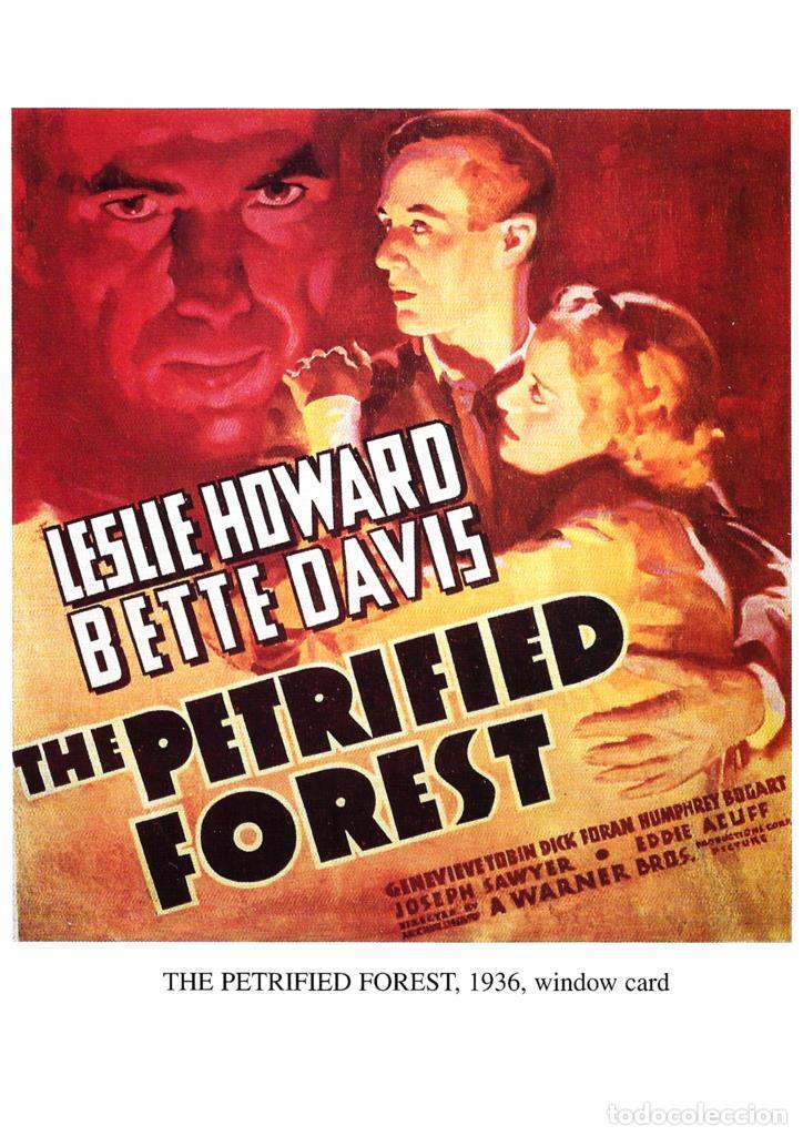 Cine: Poster DIN 4 numero 1263: The Petrified Forest, 1936, window card: Leslie Howard, Bette Davis