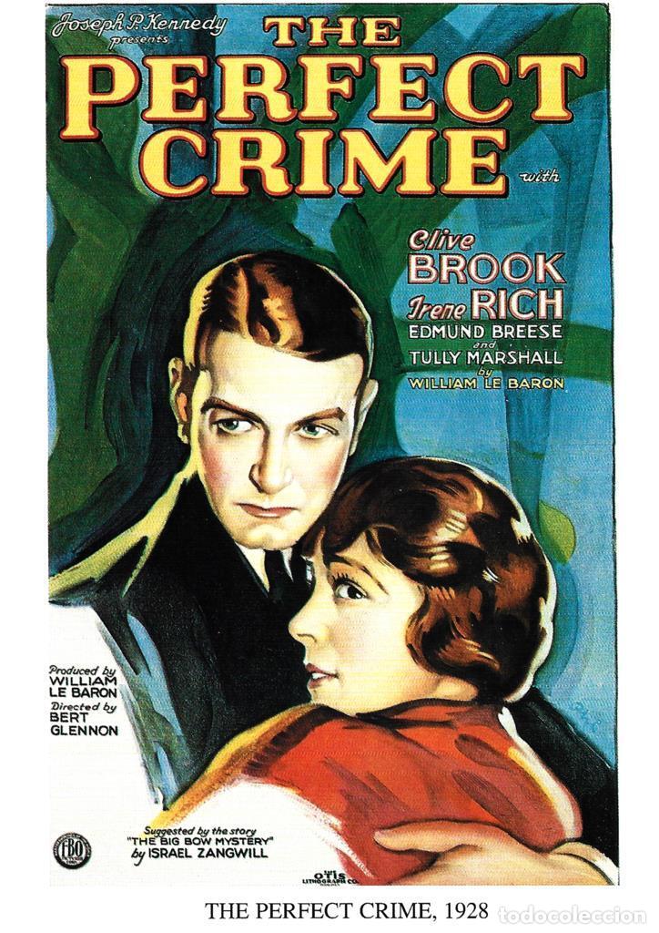 Cinema: Poster DIN 4 numero 1277: The Perfect Crime, 1928: Clive Brook, Irene Rich
