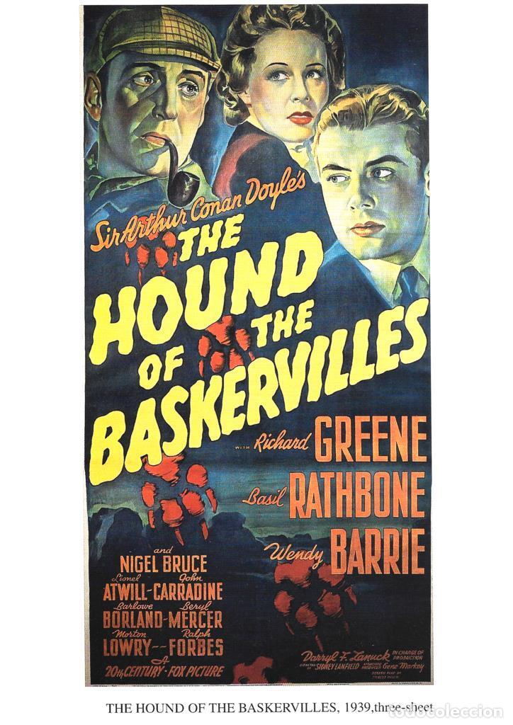 Cinema: Poster DIN 4 numero 1244: The Hound of the Baskervilles, 1939, three-sheet: Richard Greene, Basil Ra