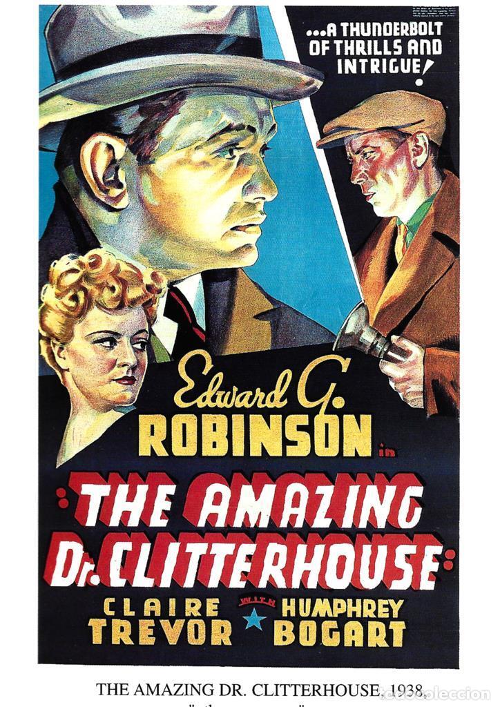 Kino: Poster DIN 4 numero 1249: The Amasing Dr. Clitterhouse, 1938: Edward G.Robinson, Humphrey Bogart