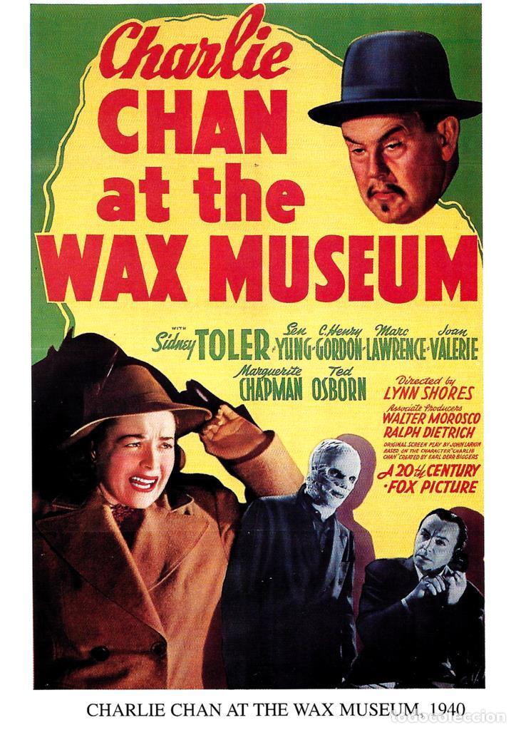 Cinema: Poster DIN 4 numero 1253: Charlie Chan at the Wax Museum, 1940: Sidney Toler